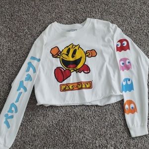 Crop long-sleeved tshirt